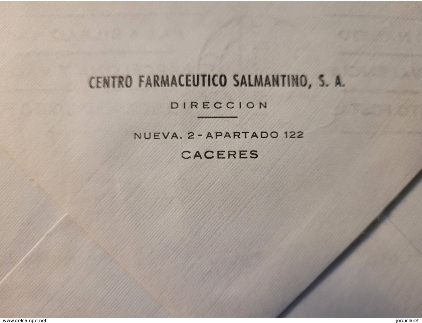 Carta Comercial 1971 Caceres - Brieven En Documenten