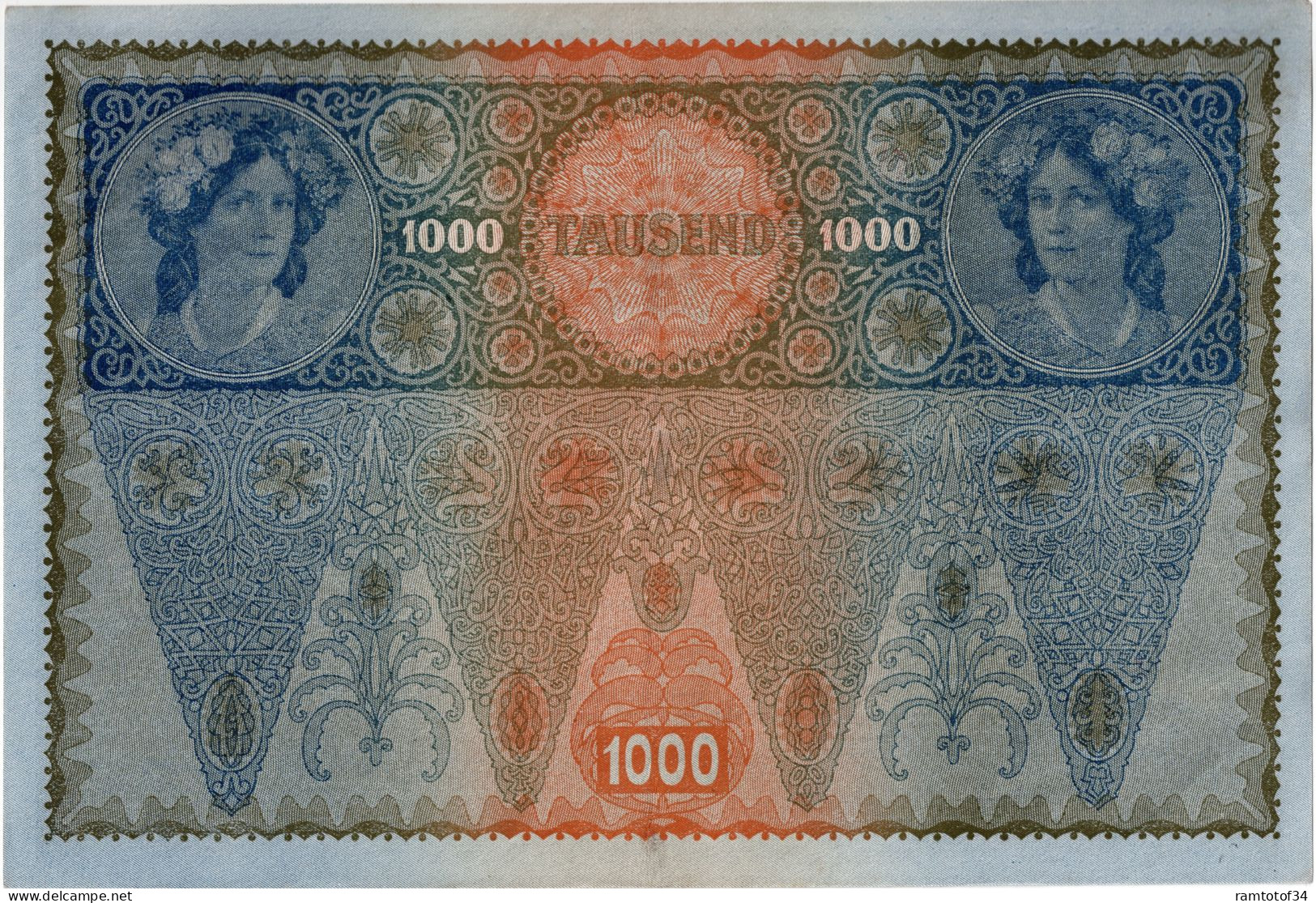 AUTRICHE - 1000 Kronen 1919 - Autriche