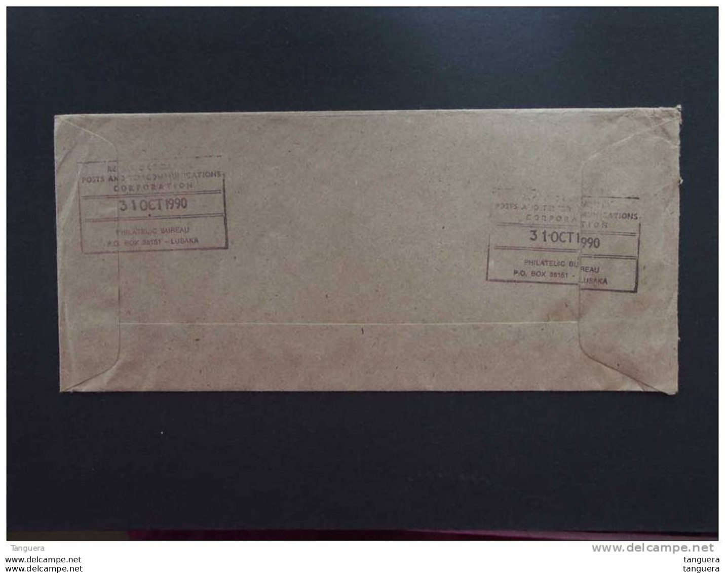 Zambia 1990 Brief Omslag Enveloppe Lettre Cover - Zambie (1965-...)