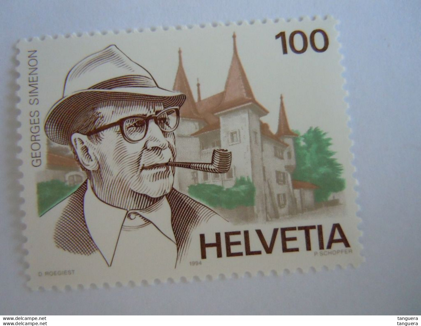 Suisse Helvetia 1994 Georges Simenon Yv 1463 MNH *** - Autres & Non Classés