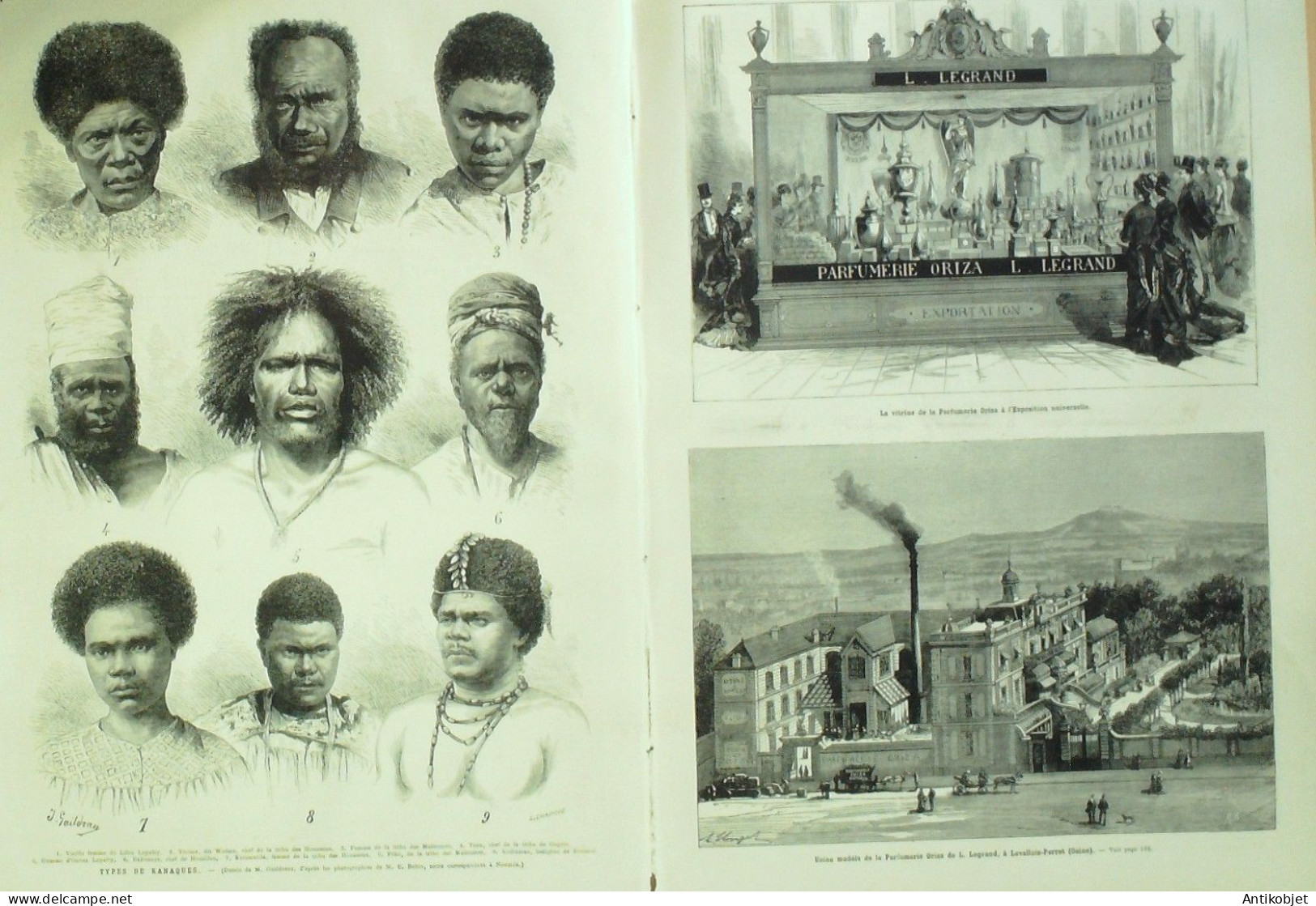 Le Monde Illustré 1878 N°1117 Macon (71) Lamartine Nouvelle Calédonie Kanaques Titema Lifou Houassios - 1850 - 1899