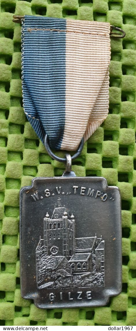 Medaille :  W.S.V. Tempo Gilze. ( Gilze En Rijen ) + 1960 -  Original Foto  !!  Medallion  Dutch - Andere & Zonder Classificatie