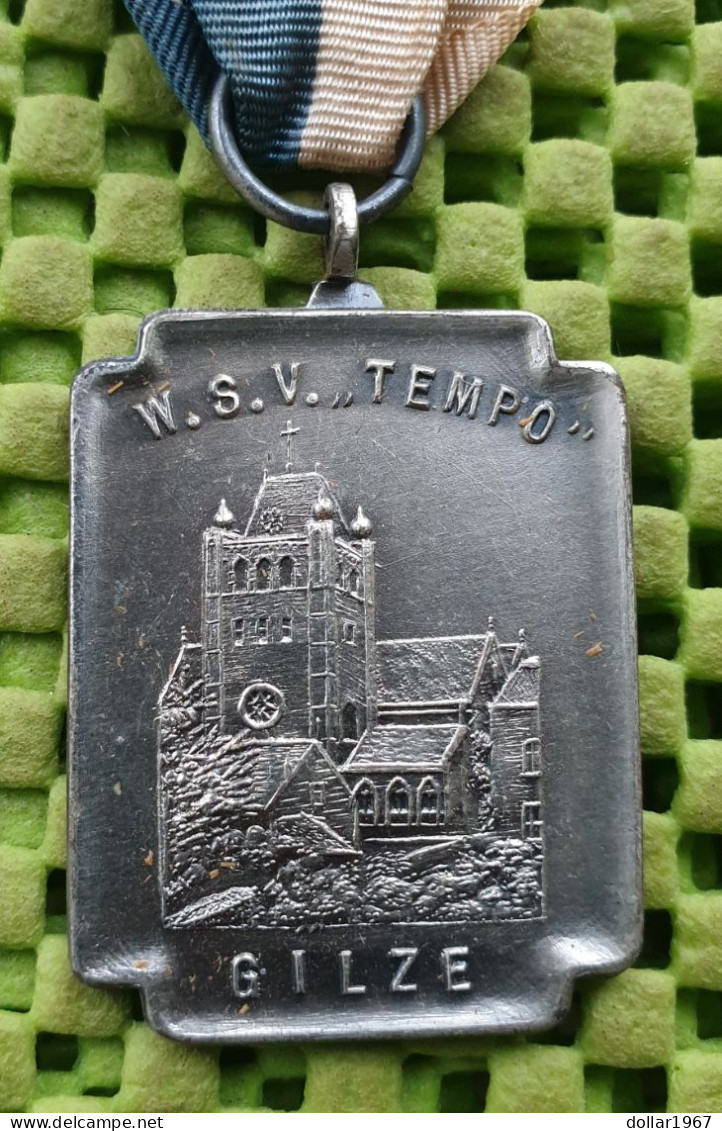 Medaille :  W.S.V. Tempo Gilze. ( Gilze En Rijen ) + 1960 -  Original Foto  !!  Medallion  Dutch - Altri & Non Classificati