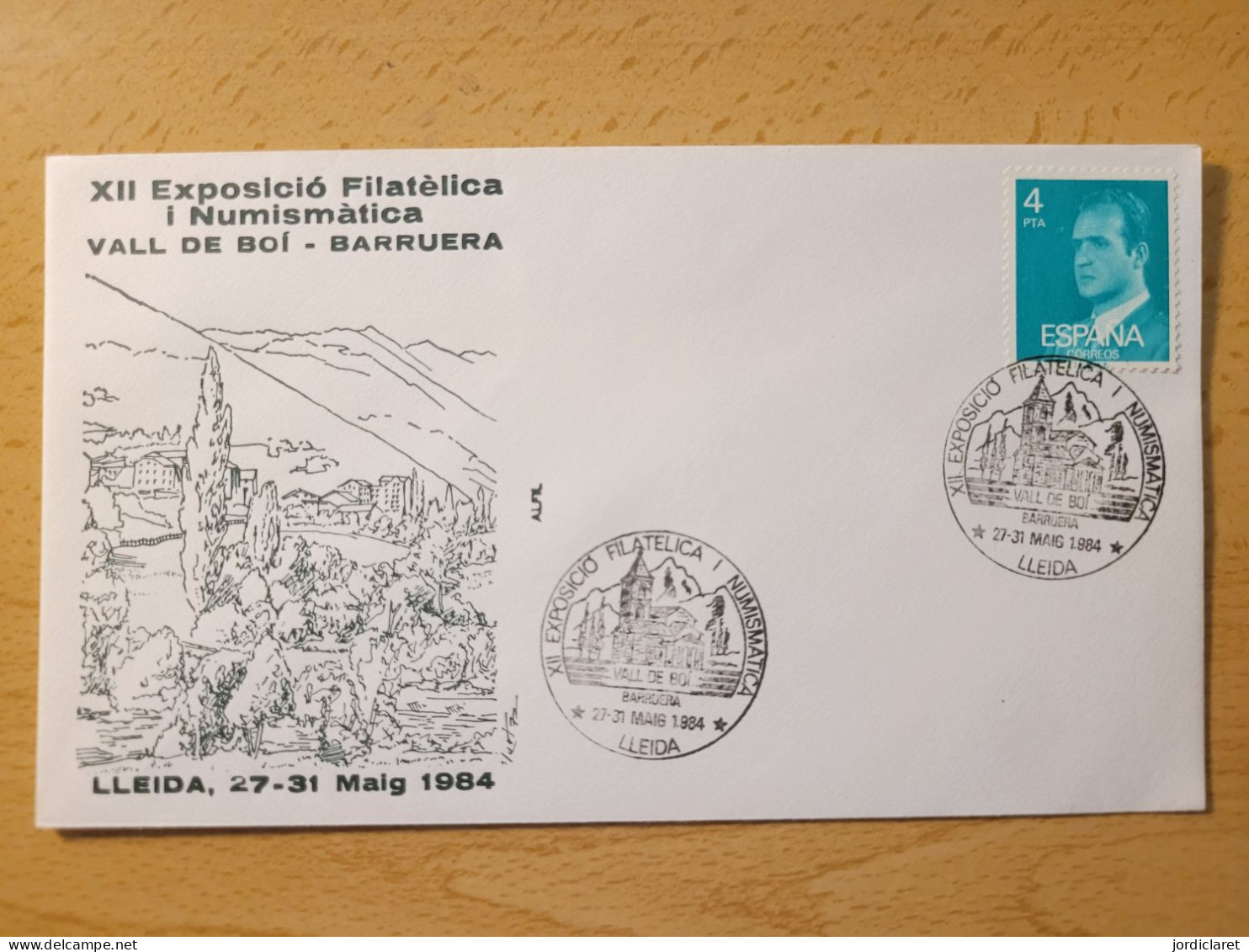 Matasellos 1984 Lleida - Storia Postale