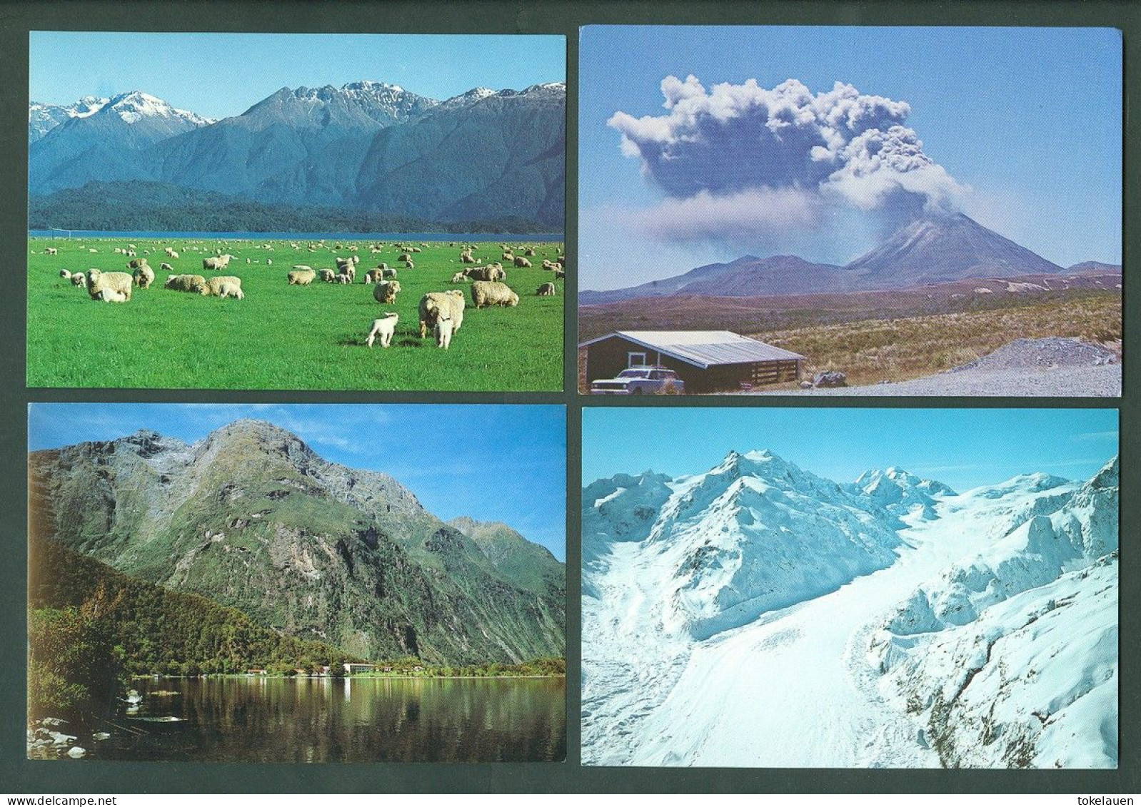 Lot Collection 120x New Zealand Cities Mountains Landscapes Maori - New Zealand