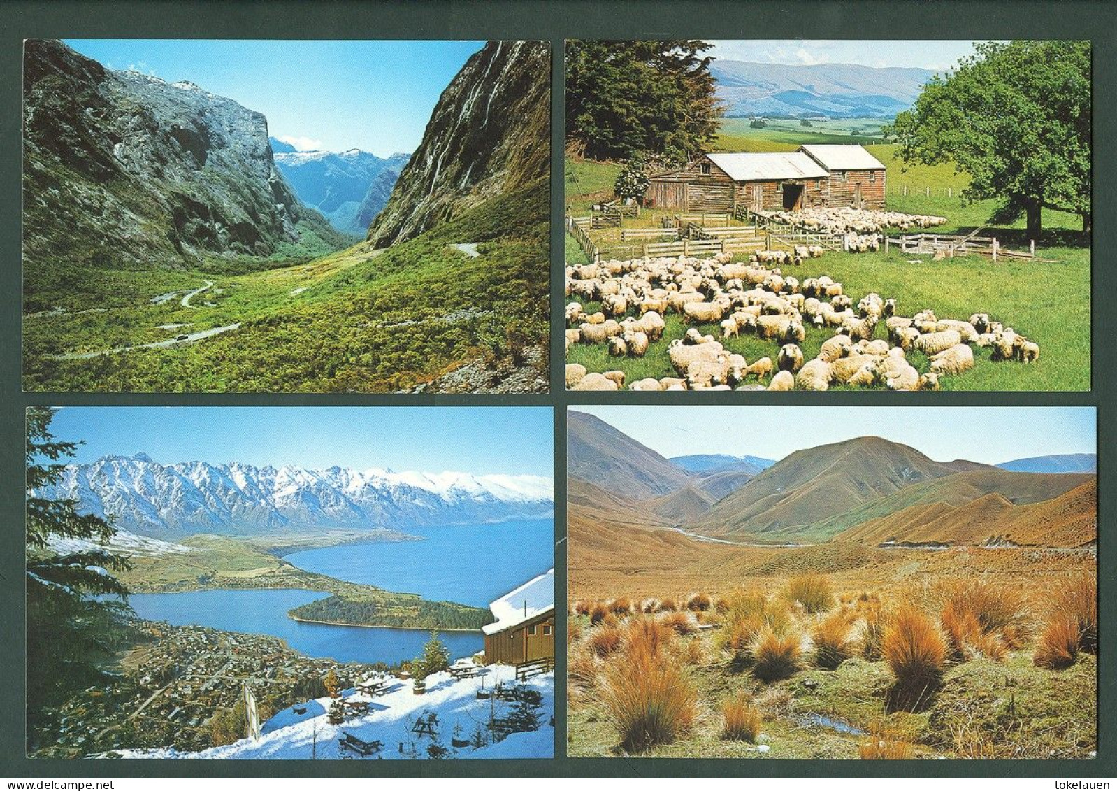 Lot collection 120x New Zealand cities mountains landscapes Maori