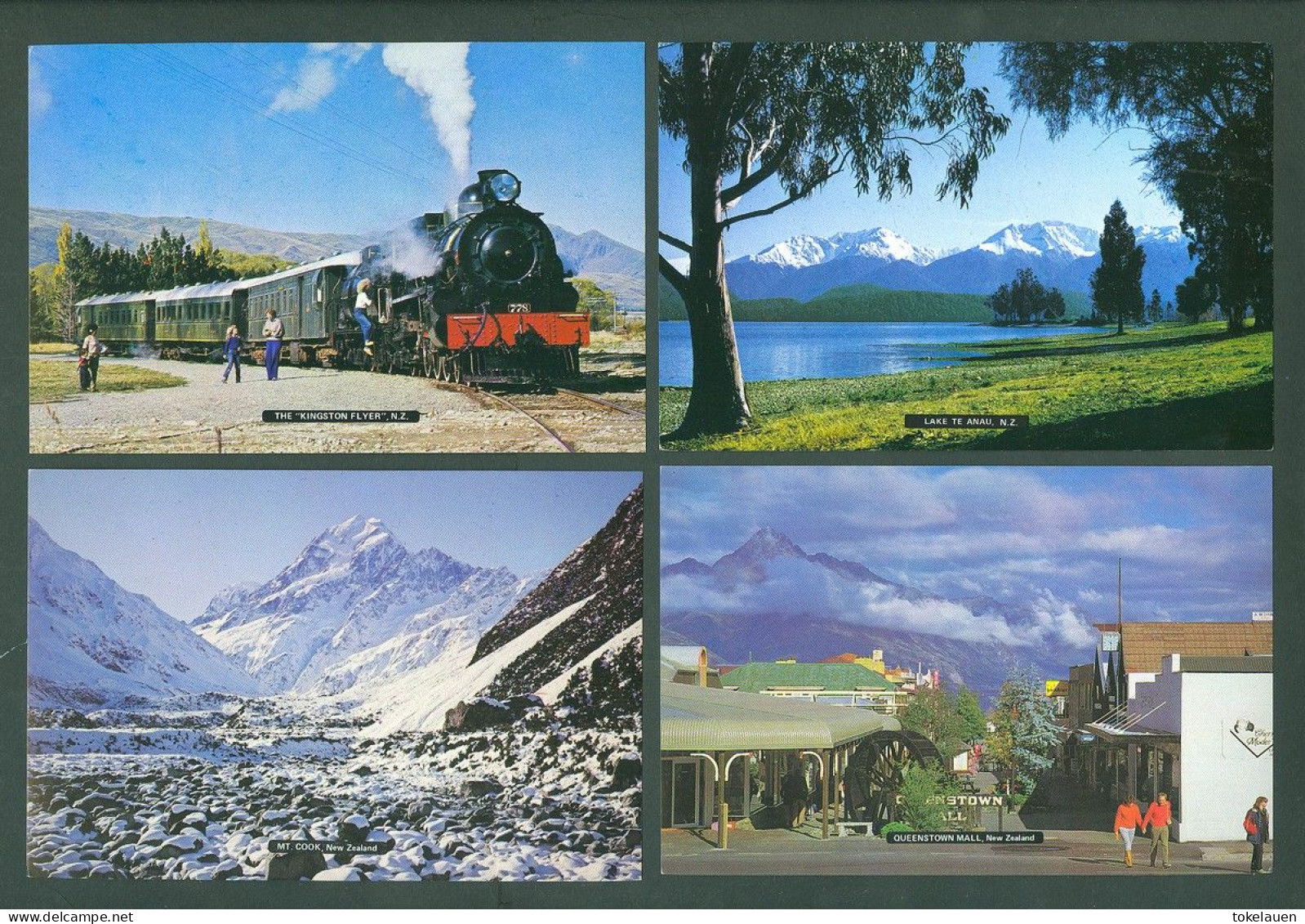 Lot collection 120x New Zealand cities mountains landscapes Maori