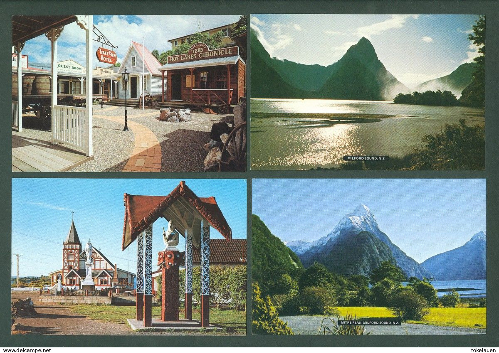 Lot collection 120x New Zealand cities mountains landscapes Maori