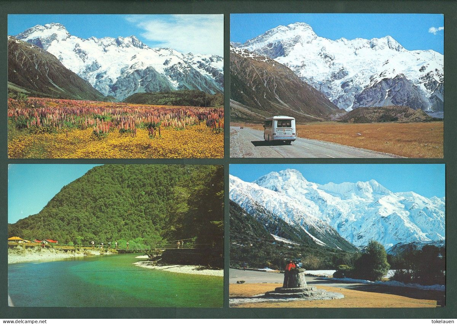 Lot collection 120x New Zealand cities mountains landscapes Maori