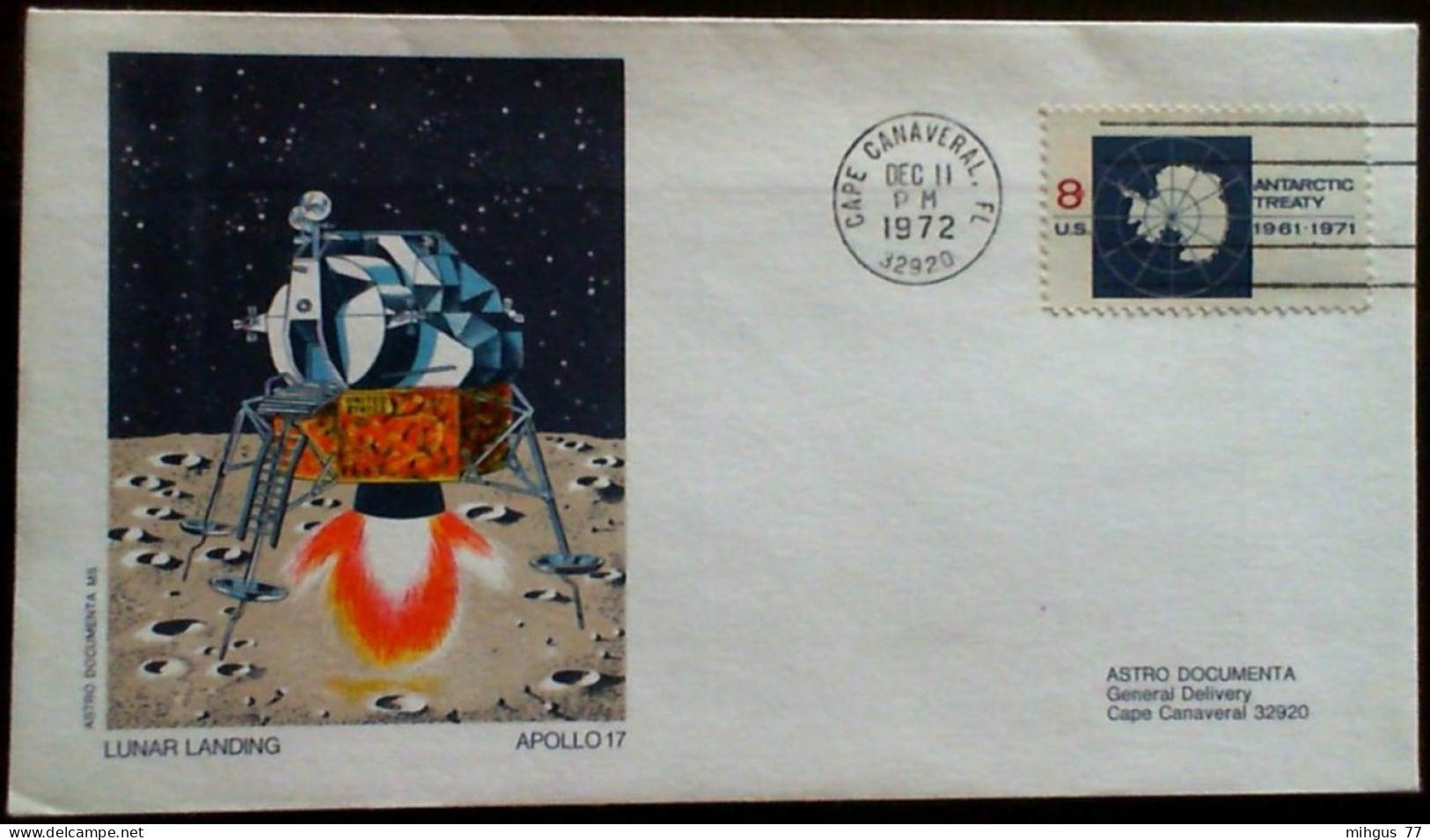 USA 1972 APOLLO 17 - Estados Unidos