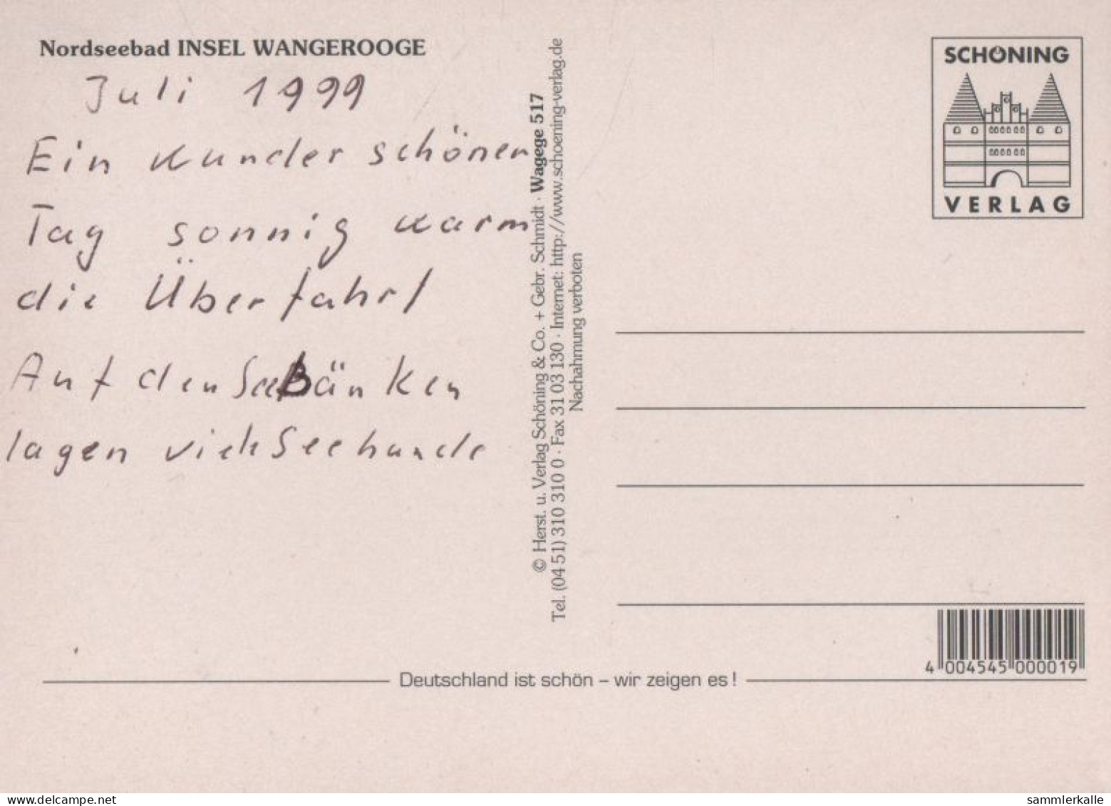 120186 - Wangerooge, Nordseebad - 8 Bilder - Wangerooge