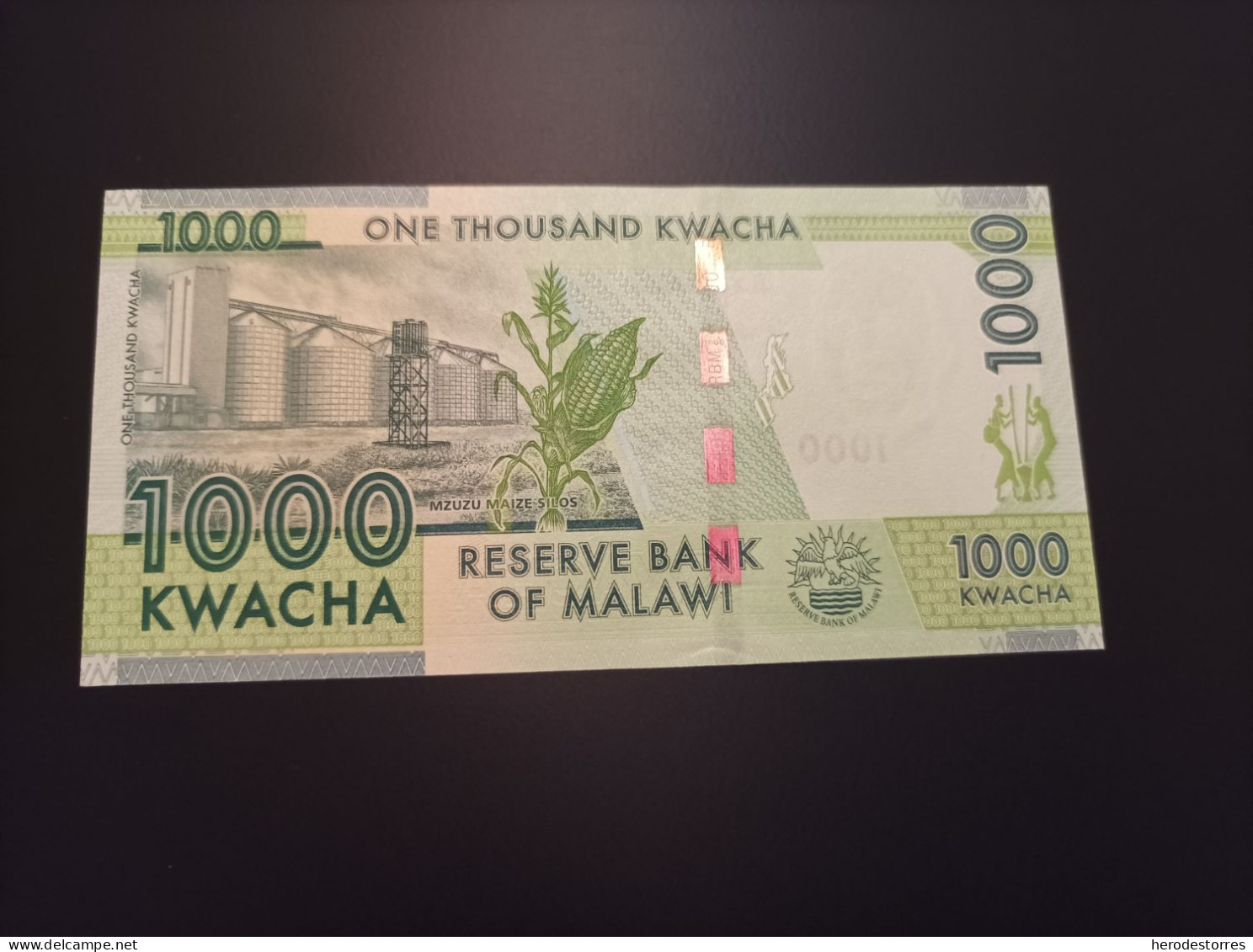 Billete Malawi, 1000 Kwacha, Serie AA, Año 2012, UNC - Malawi