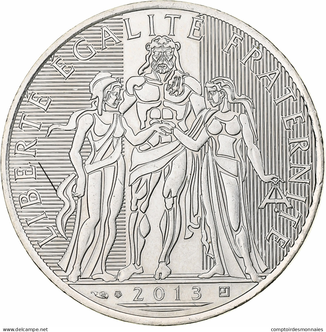 France, Hercule, 10 Euro, 2013, Monnaie De Paris, SPL+, Argent, KM:2073 - France