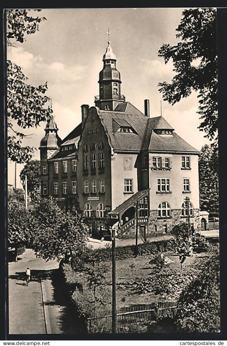 AK Grossröhrsdorf /Kr. Bischofswerda, Rathaus  - Grossroehrsdorf