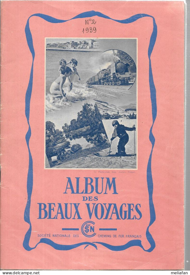 KB285 - ALBUM COLLECTEUR CHEMIN DE FER FRANCAIS - LES BEAUX VOYAGES - Albums & Katalogus