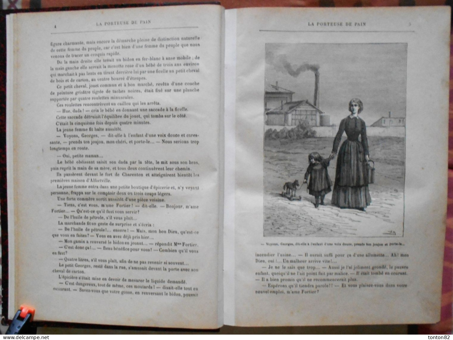 Xavier De Montépin -  La Porteuse De Pain - F. Roy, Libraire éditeur- ( 1890 ) - Version Intégrale 1200 Pages . - 1801-1900