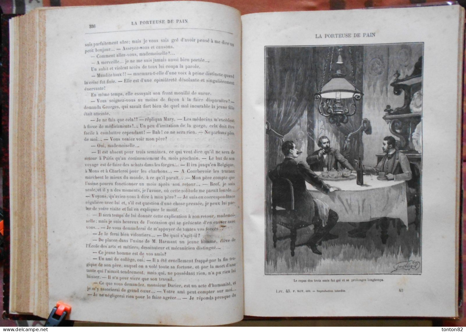 Xavier de Montépin -  La porteuse de pain - F. Roy, Libraire éditeur- ( 1890 ) - Version intégrale 1200 pages .