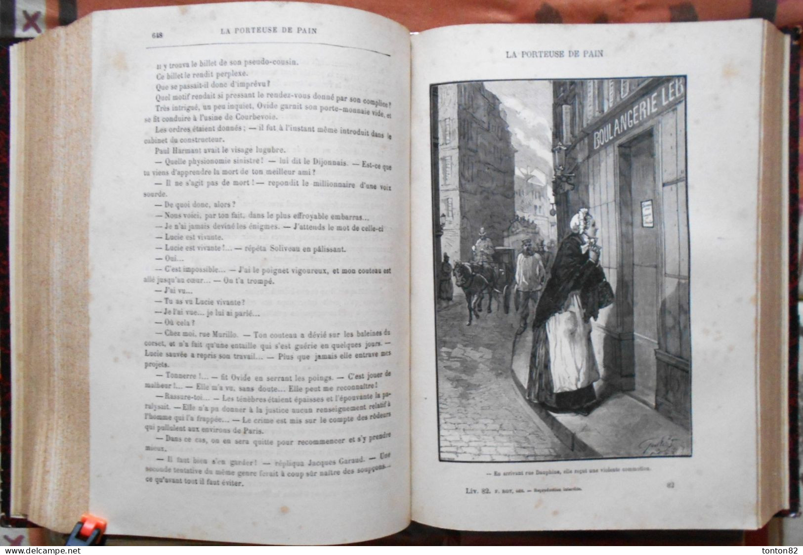 Xavier de Montépin -  La porteuse de pain - F. Roy, Libraire éditeur- ( 1890 ) - Version intégrale 1200 pages .