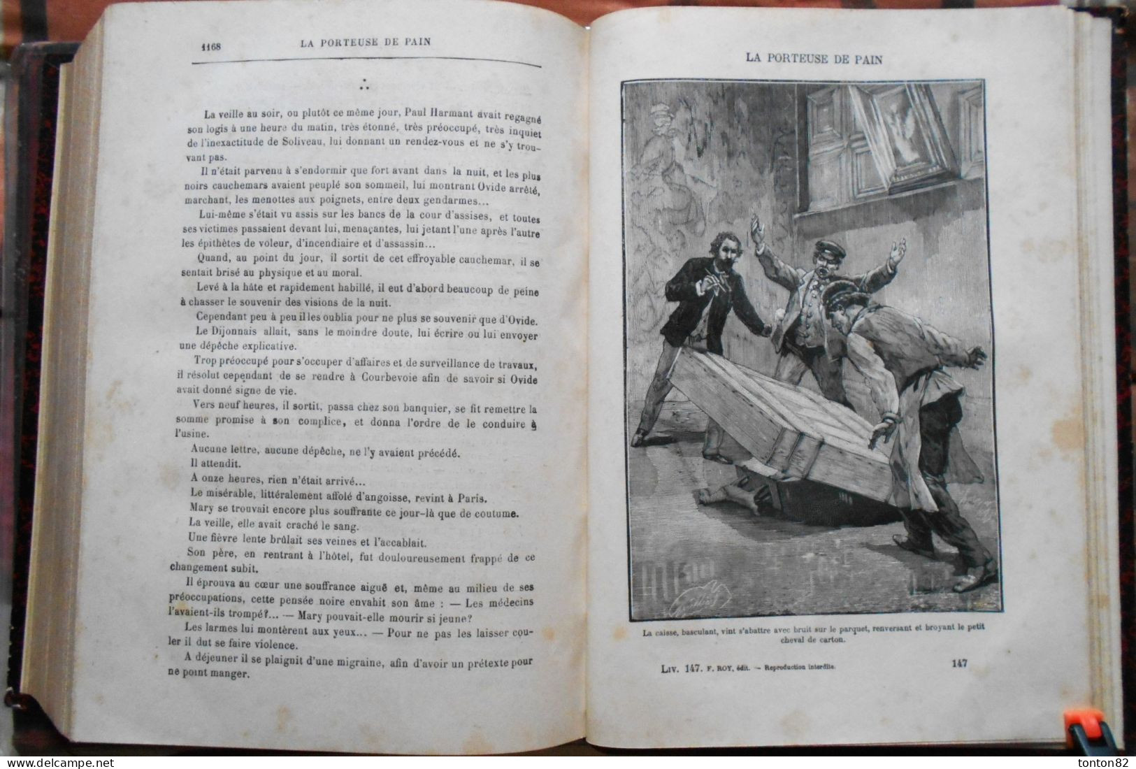 Xavier de Montépin -  La porteuse de pain - F. Roy, Libraire éditeur- ( 1890 ) - Version intégrale 1200 pages .