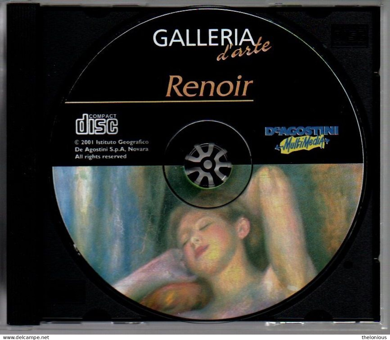 # CD ROM Galleria D'Arte - RENOIR - De Agostini Moltimedia 2001 - Sonstige Formate