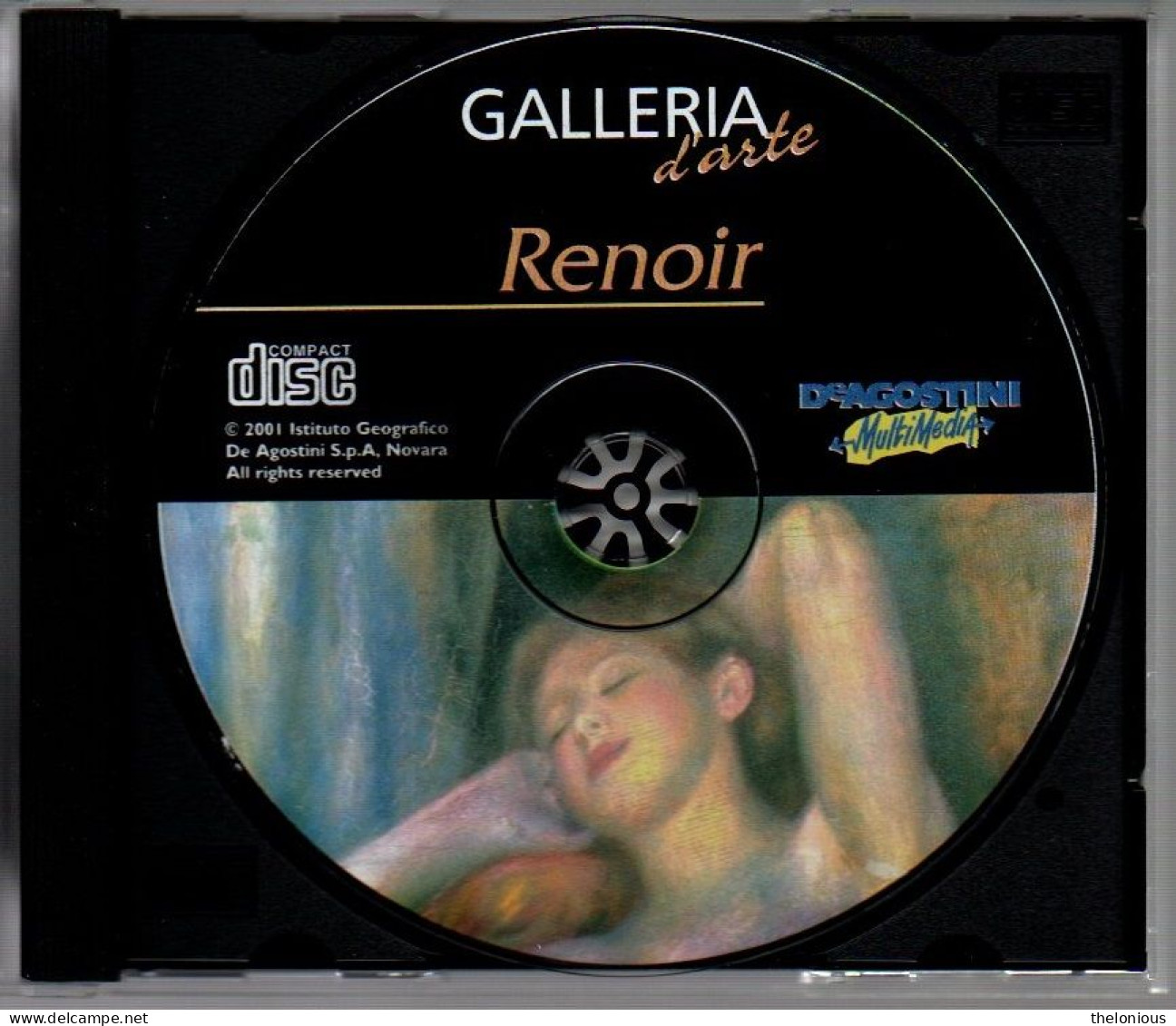 # CD ROM Galleria D'Arte - RENOIR - De Agostini Moltimedia 2001 - Autres Formats