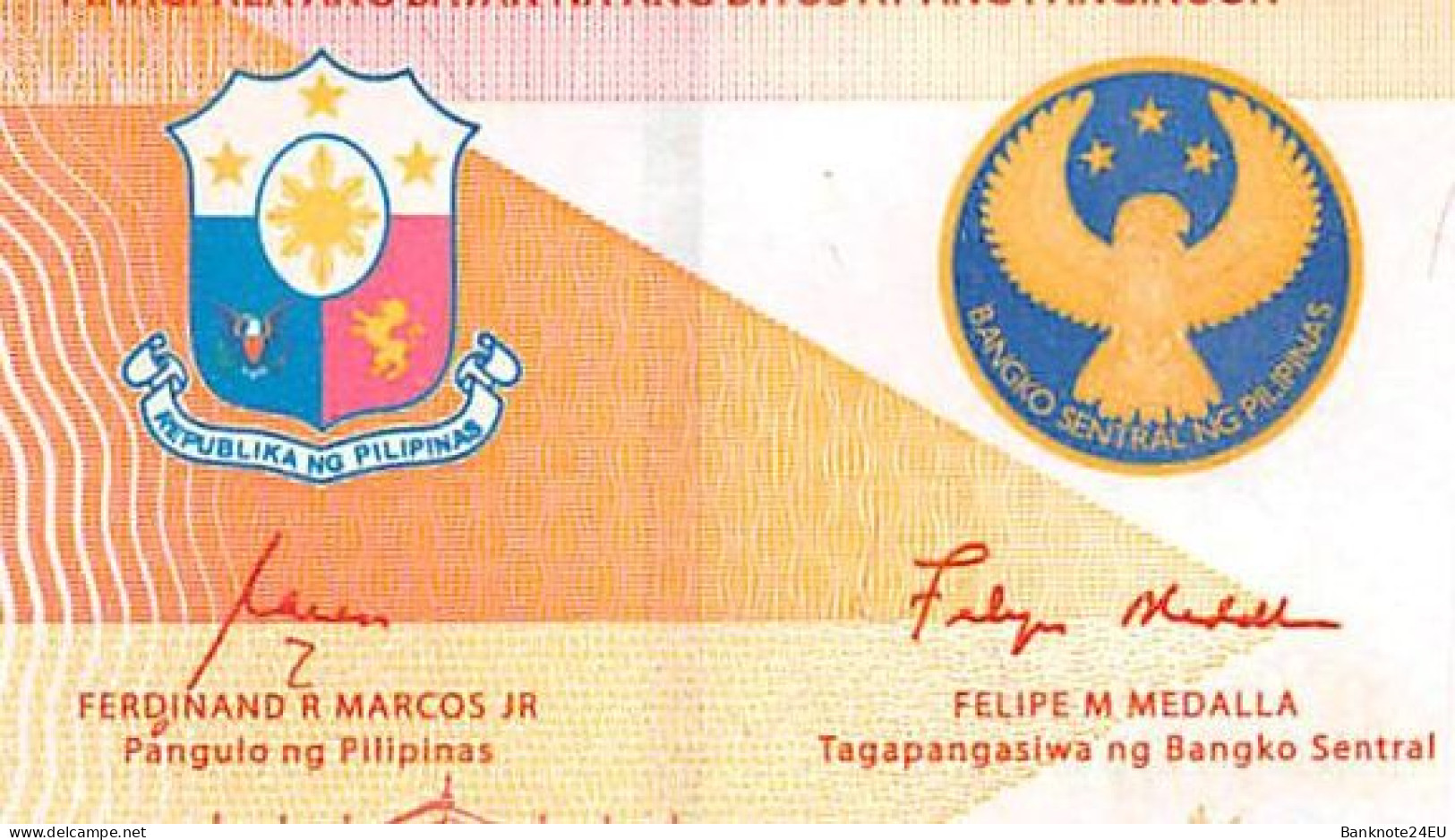 Philippines 20 Piso 2023 Unc Pn 230a.3 - Filippijnen