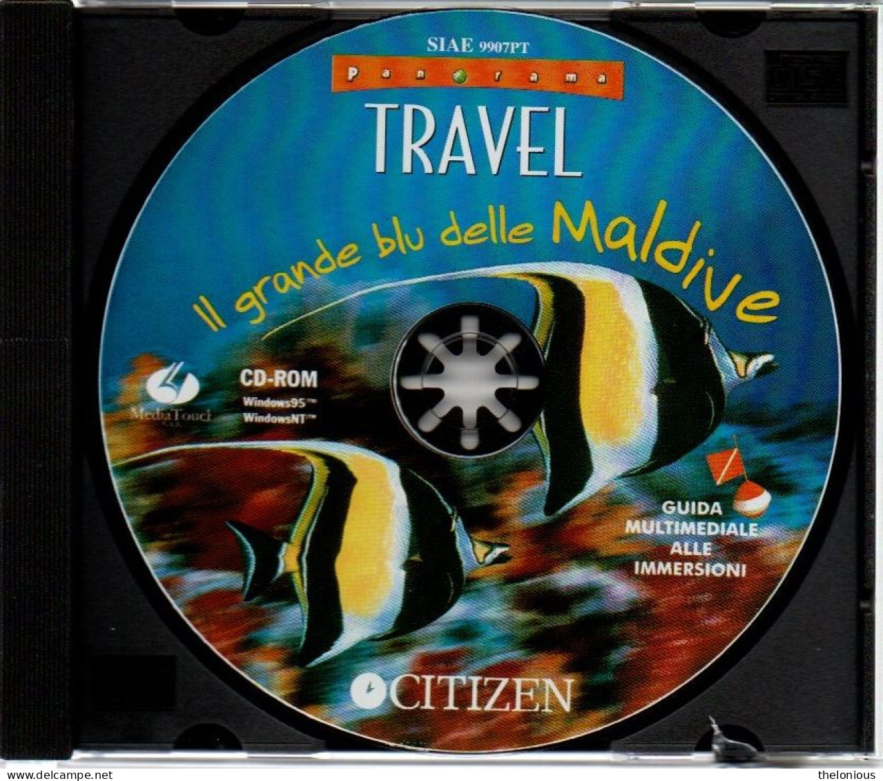 # CD ROM TRAVEL - Il Grande Blu Delle Maldive - Guida Mondiale Alle Immersioni - Autres Formats