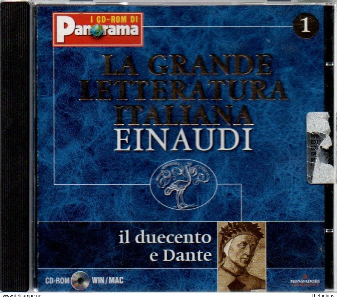 # CD ROM La Grande Letteratura Italiana - Il Duecento E Dante - Other Formats