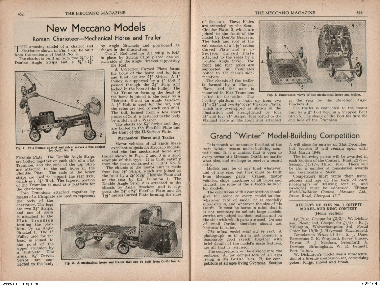 Magazine MECCANO MAGAZINE 1947 November Vol.XXXII No. 11 Narrow Gauge - Anglais