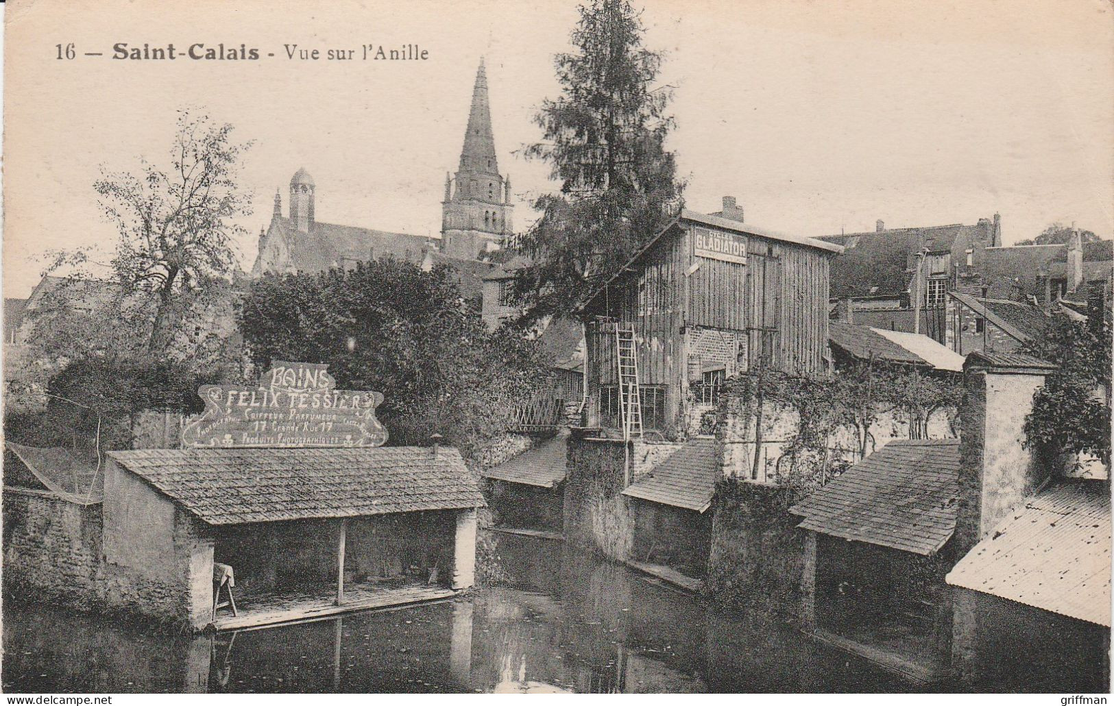 SAINT CALAIS VUE SUR L'ANILLE 1928 TBE - Saint Calais