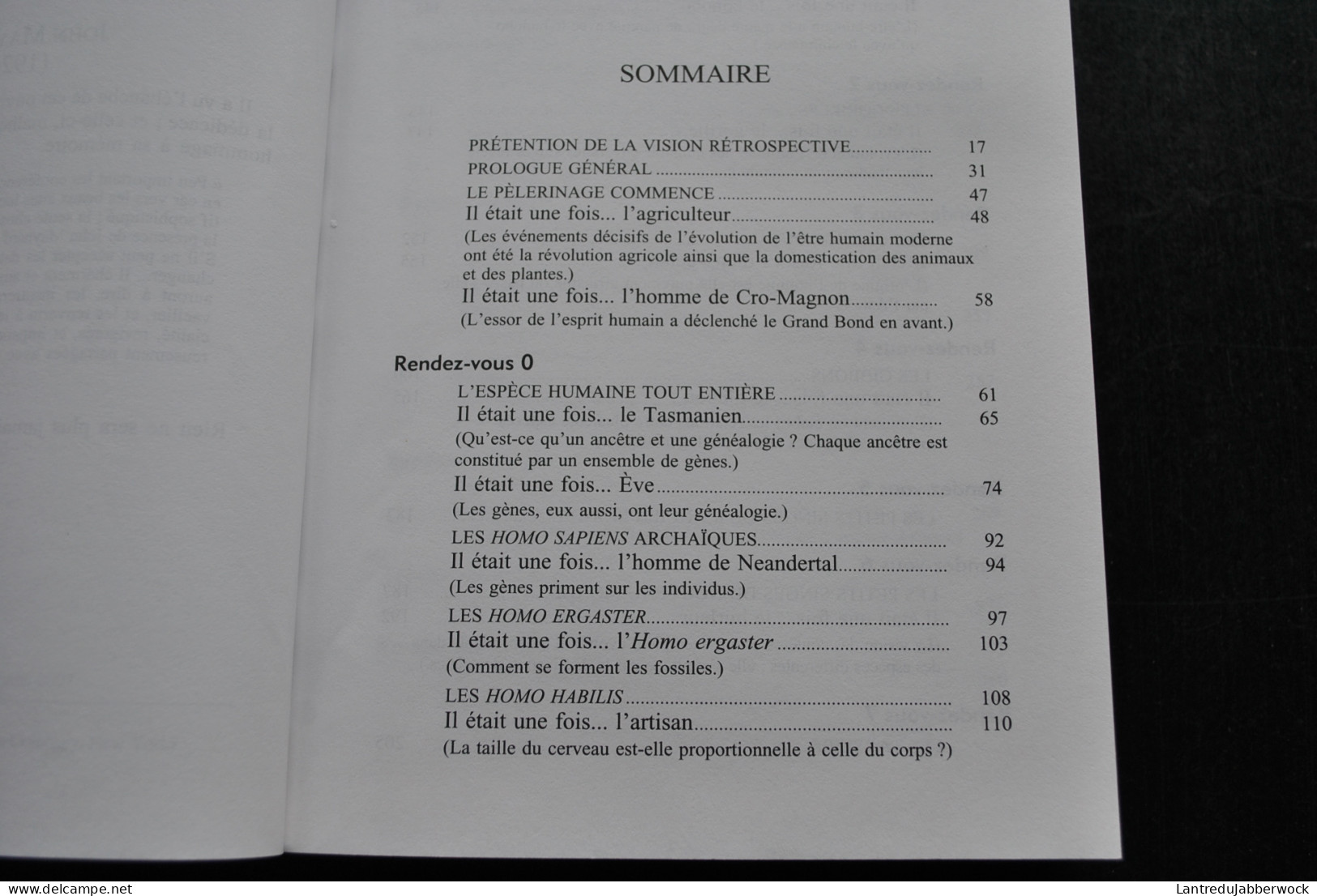 Richard DAWKINS Il était Une Fois Nos Ancêtres Une Histoire De L'évolution Par L'auteur Du Gène égoïste Darwin Biologie - Wissenschaft