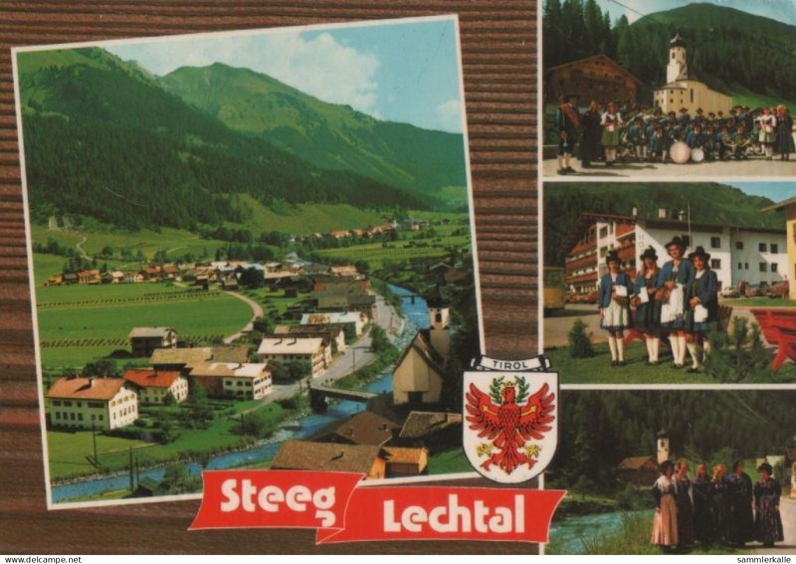 66550 - Österreich - Steeg - 4 Teilbilder - Ca. 1980 - Reutte