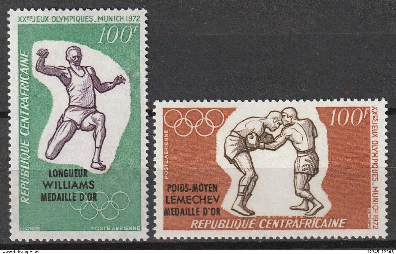 Centraal Afrika 1972, Postfris MNH, Olympic Games - Repubblica Centroafricana