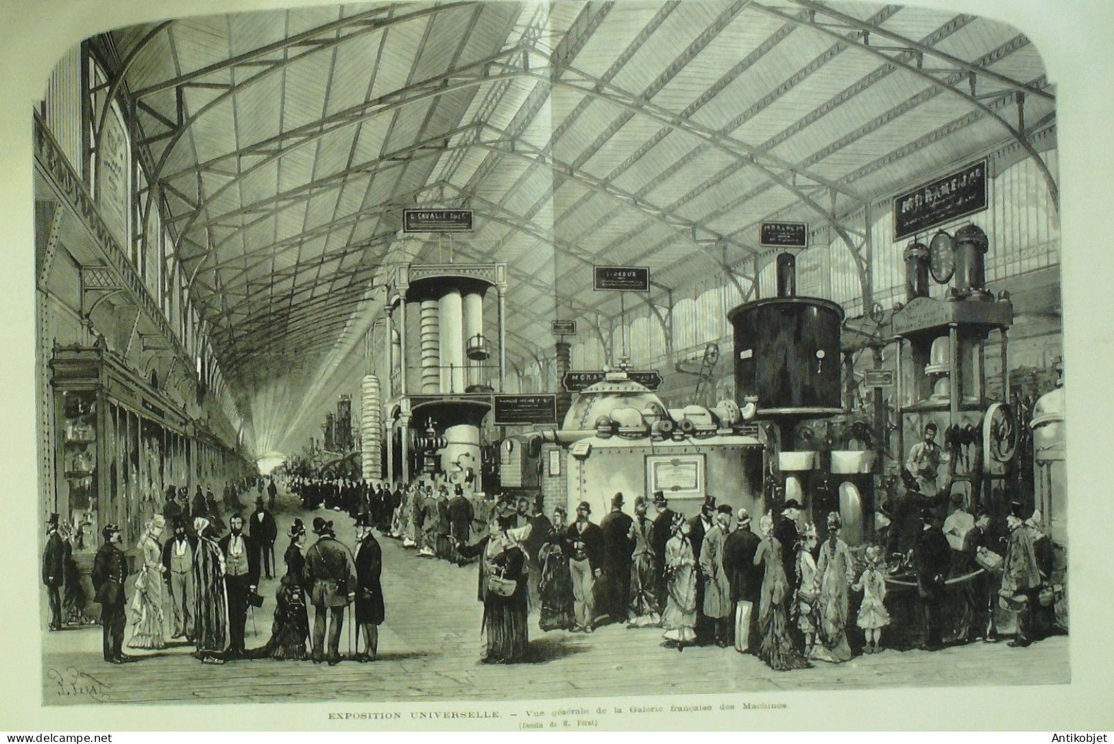 Le Monde Illustré 1878 N°1126 Exposition Universelle Distribution Des Récompense Trocadéro Salle Des Machines - 1850 - 1899