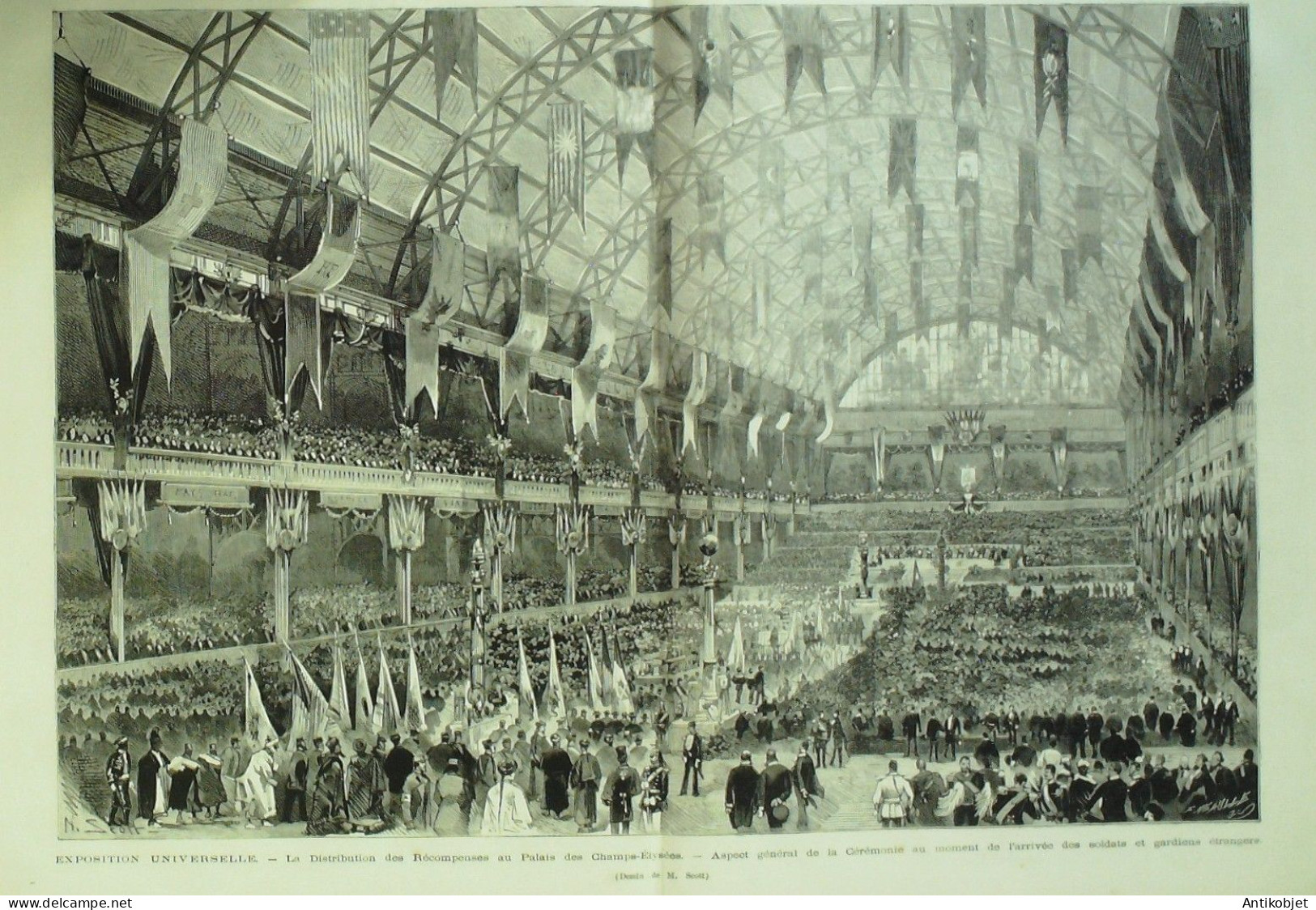 Le Monde Illustré 1878 N°1126 Exposition Universelle Distribution Des Récompense Trocadéro Salle Des Machines - 1850 - 1899