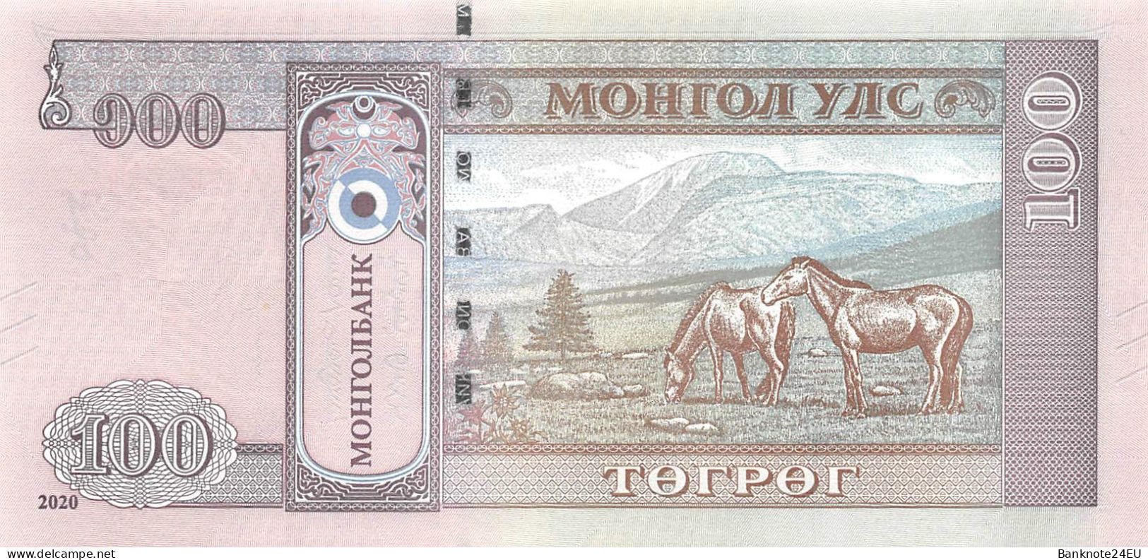 Mongolia 100 Togrog 2020 Unc Pn 73a - Mongolei
