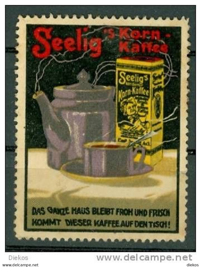 Werbemarke Cinderella Poster Stamp Seelig S Korn Kaffee #589 - Erinnophilie