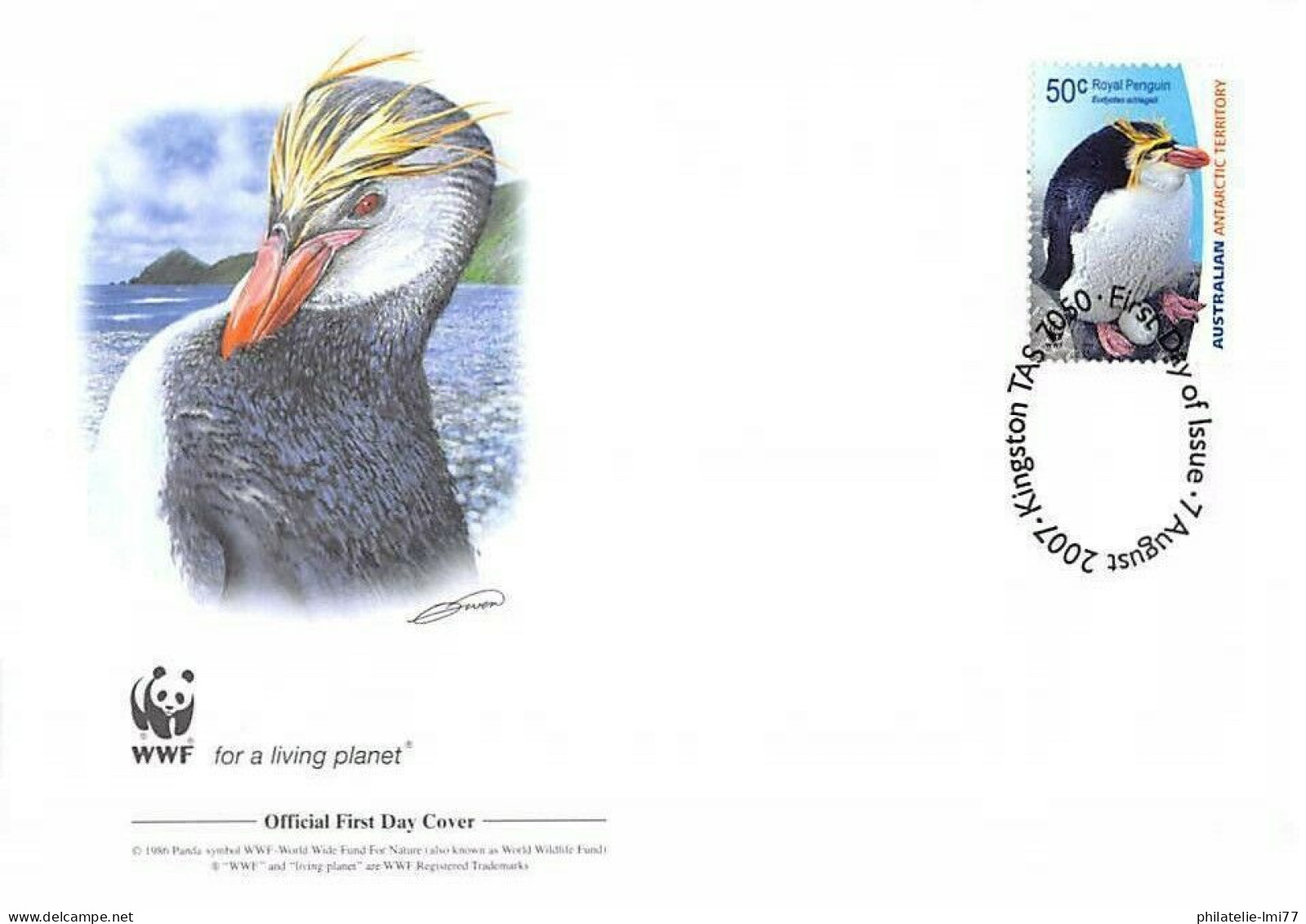 FDC WWF - AAT (Mi 170) - Le Gorfou De Schlegel - FDC