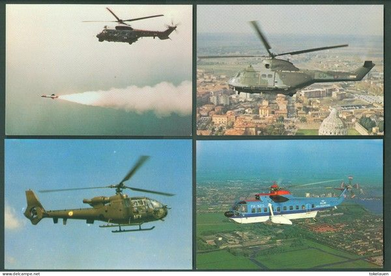 Lot Collection 8x Helicopters - Elicotteri