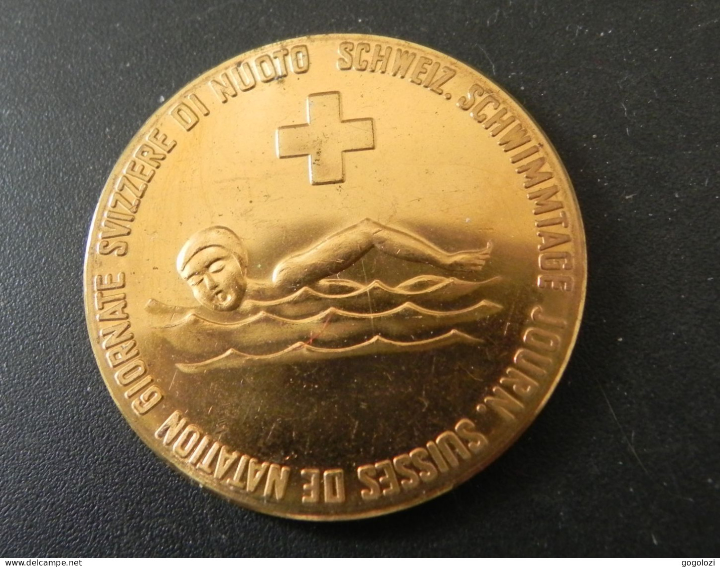 Medaille Medal - Schweiz Suisse Switzerland - Schweizer Schwimmtage - Journées Suisses De Natation - Otros & Sin Clasificación