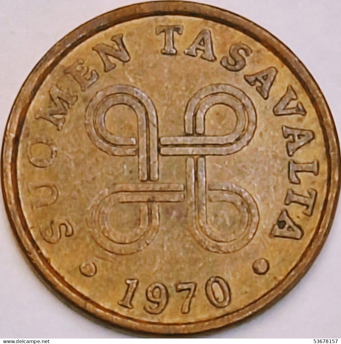 Finland - 5 Pennia 1970, KM# 45 (#3907) - Finnland