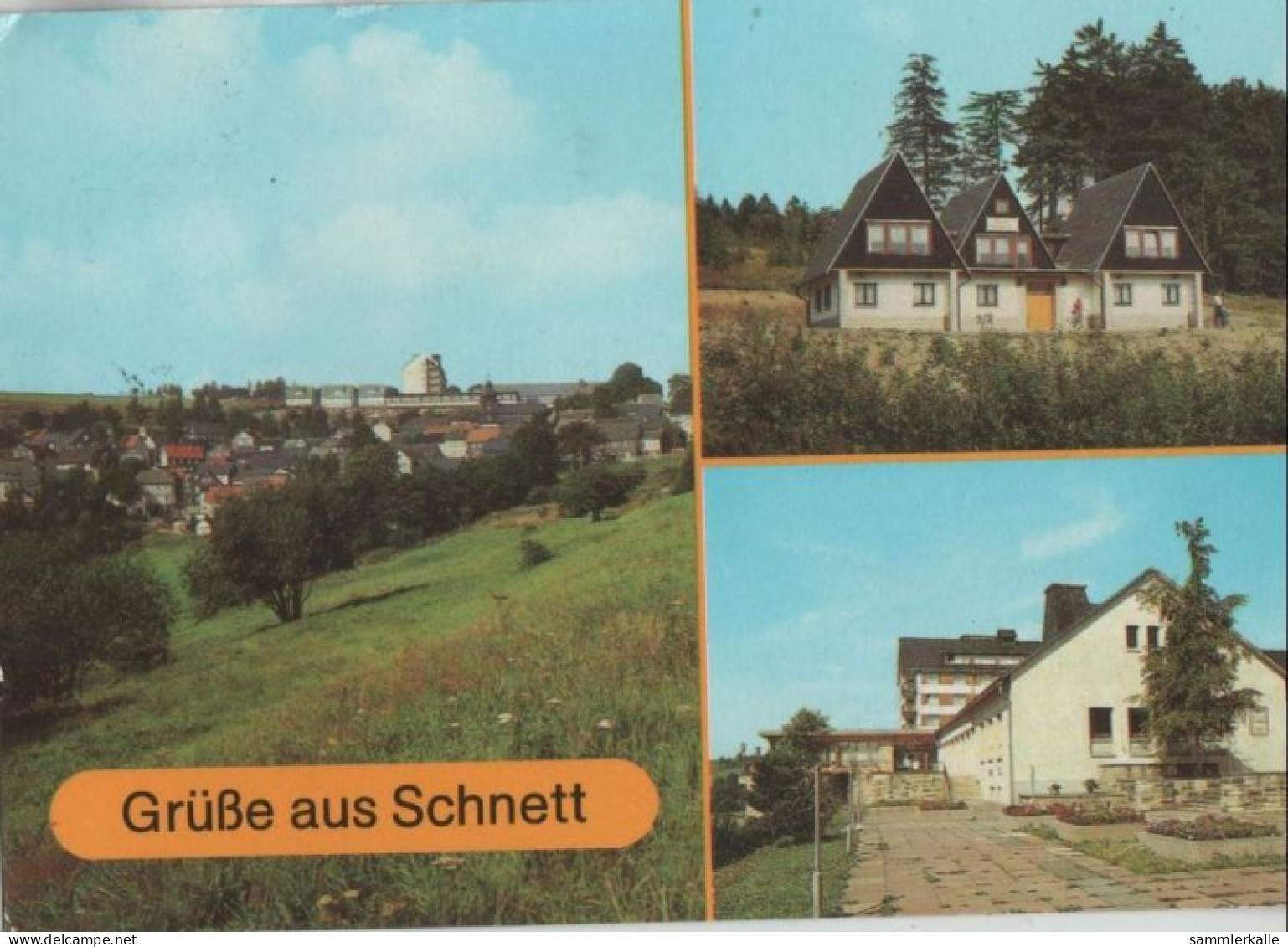 100583 - Masserberg-Schnett - U.a. Kulturhaus - Ca. 1985 - Masserberg