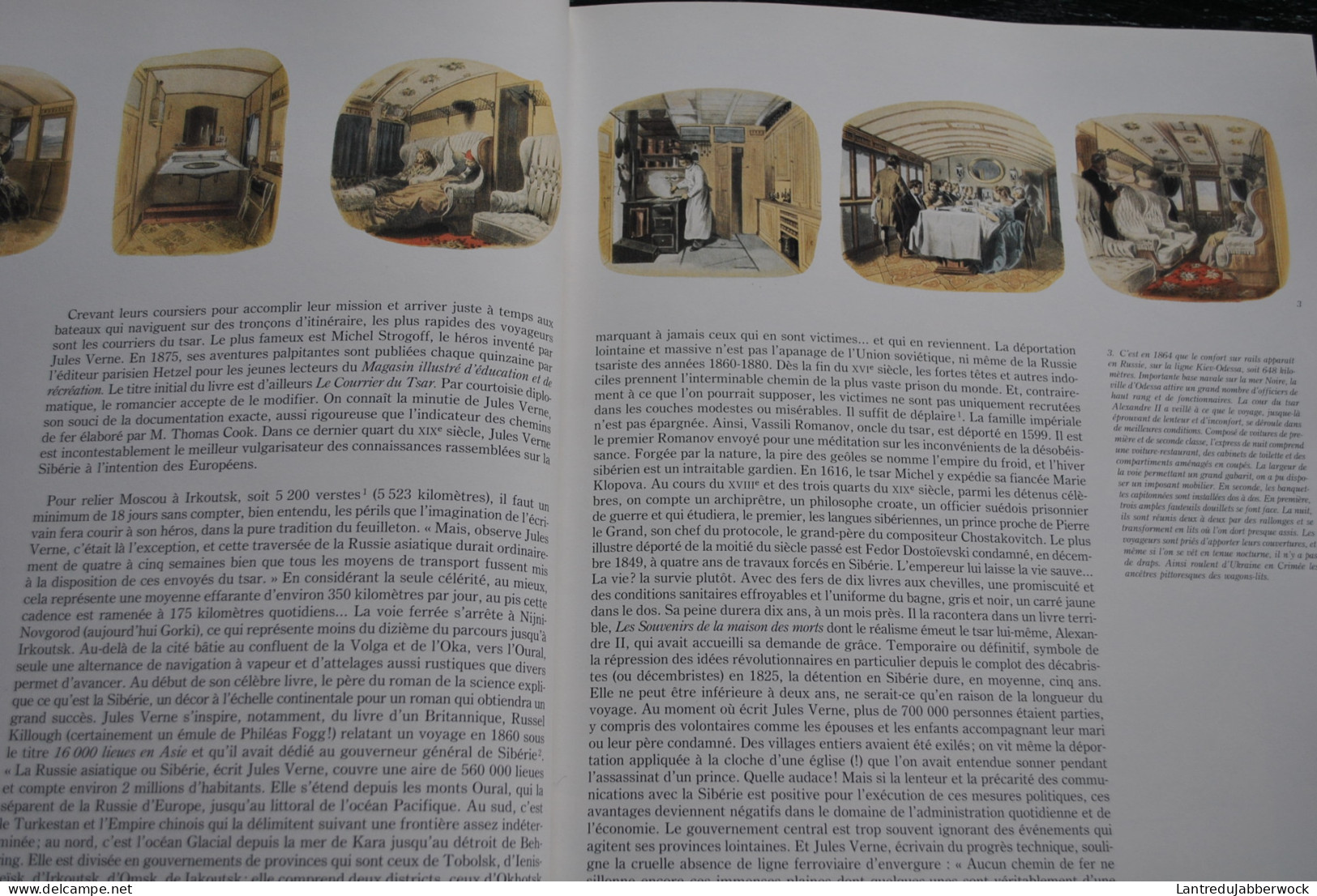 Jean Des CARS CARACALLA Le Transsibérien L'extrême Orient-express Chemin De Fer Le BAM Russie Compagnie Des Wagons-lits - Bahnwesen & Tramways