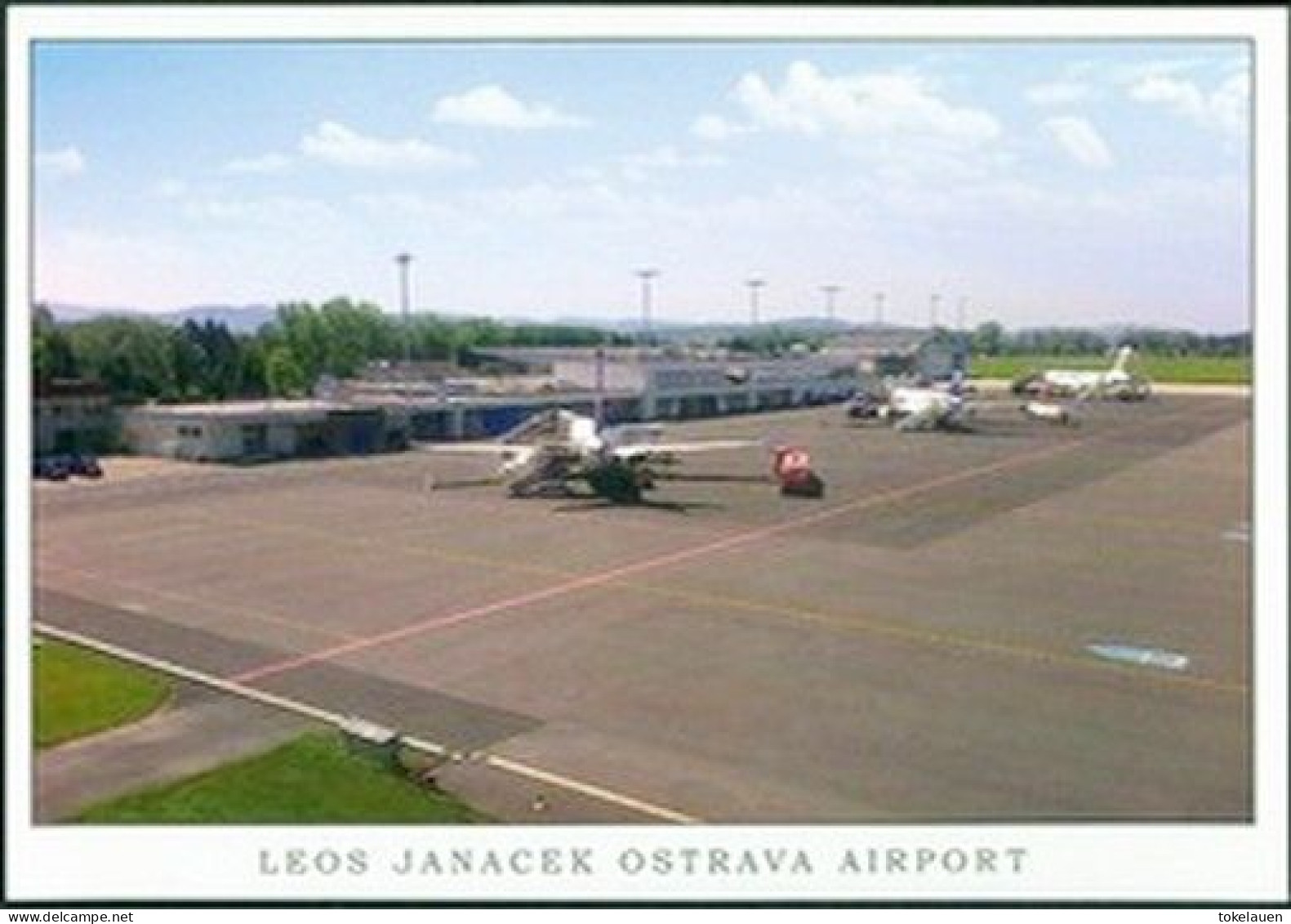 Lot Collection 5x Flughafen Airports Runway Airplanes Flugzeuge - Vliegvelden
