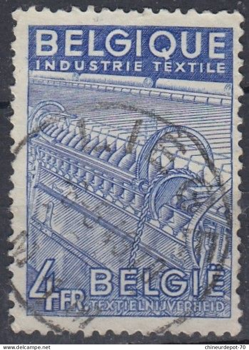 INDUSTRIE TEXTILE CACHET LIEGE - Used Stamps