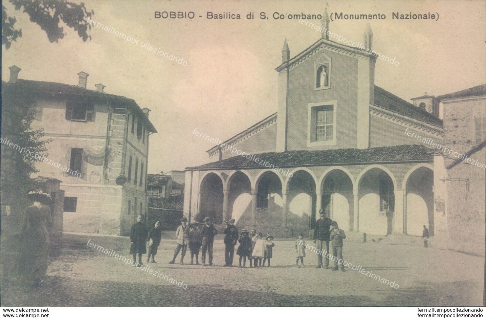 T123 Cartolina Bobbio Basilica Di S.colombano Provincia Di Piacenza - Piacenza