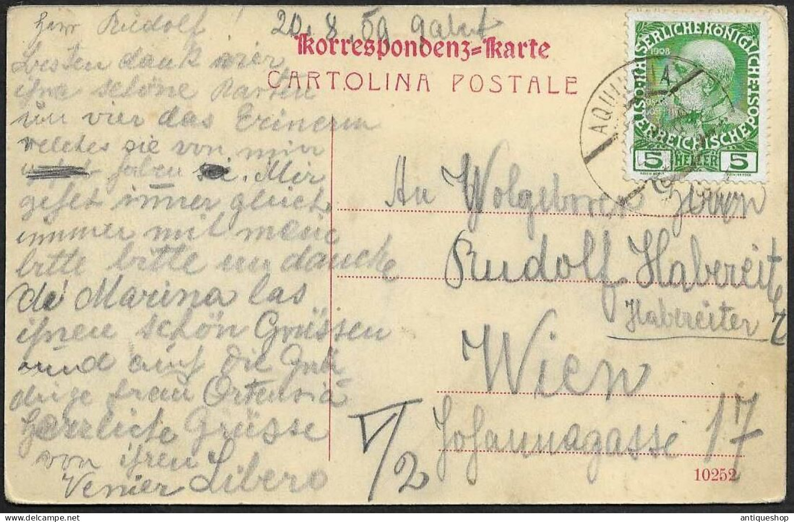 Italy------Aquileia-----old Postcard - Udine