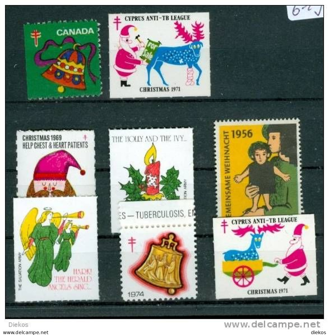 Werbemarke Cinderella Poster Stamp Christmas Marken 1956 - 1971 #619 - Erinnophilie