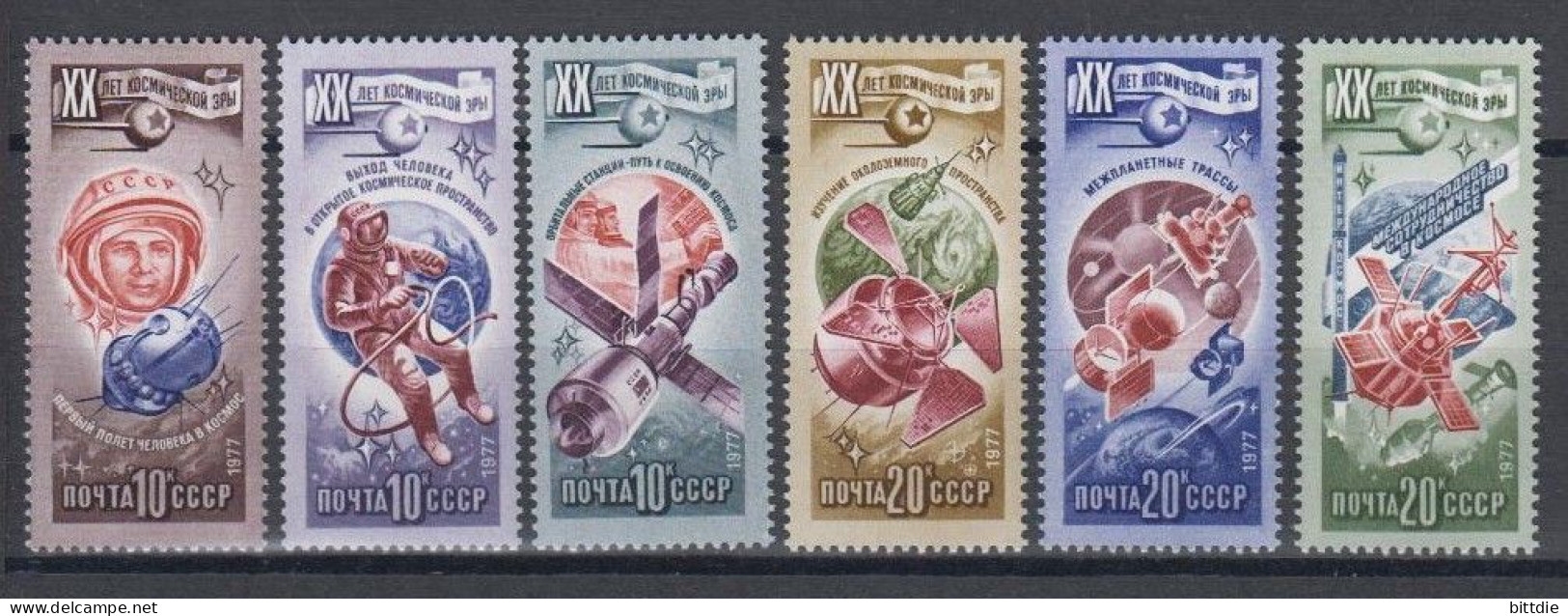 Raumfahrt, SU , 4648/53  Postfrisch / Xx   (9521) - Russie & URSS