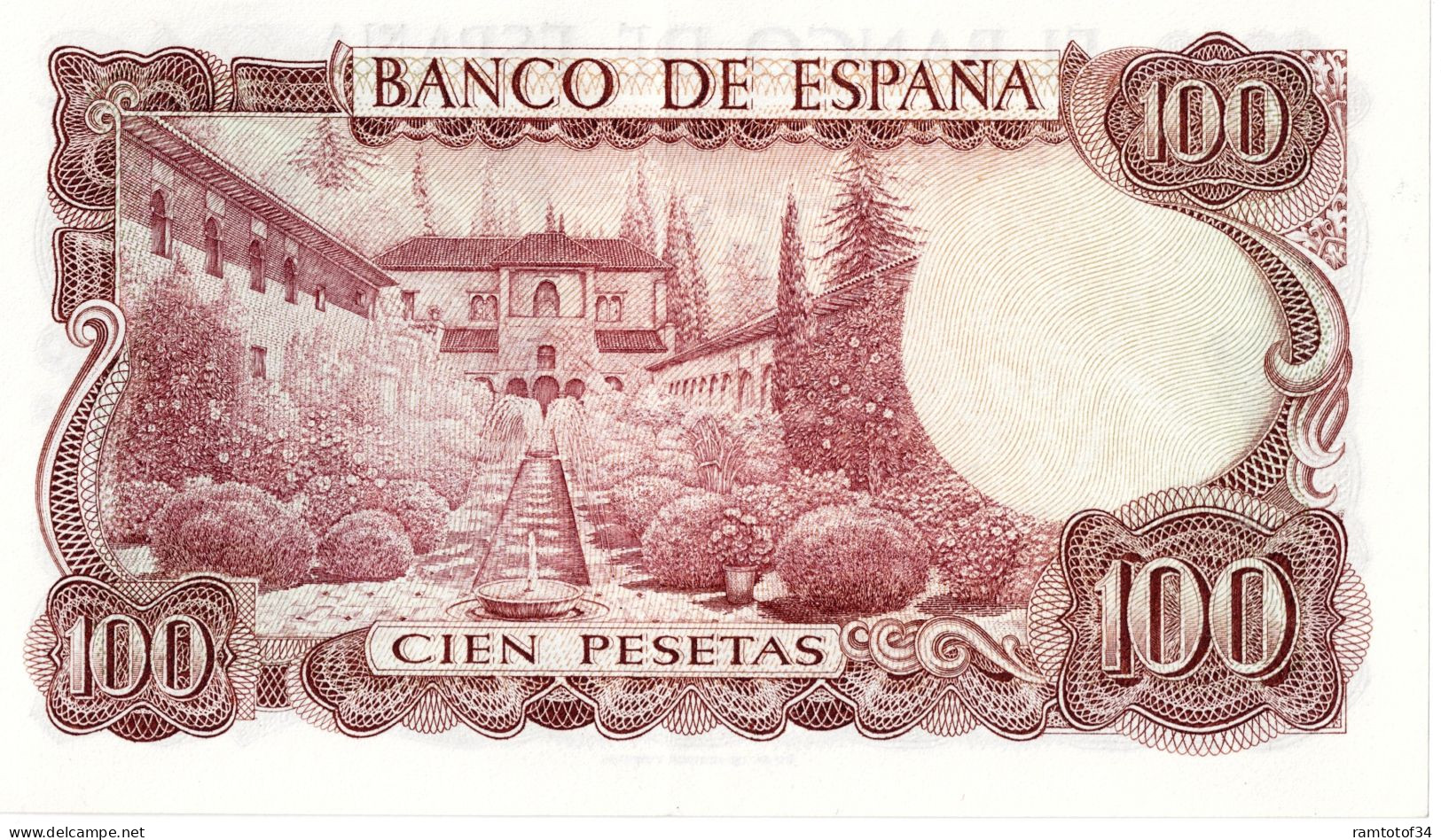 ESPAGNE - 100 Pesetas 1970 UNC - 100 Peseten